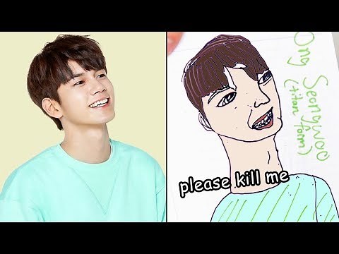 Drawing Kpop Idols by memory *scary*