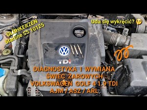 #Diagnostics and #GlowPlugReplacement Volkswagen Golf IV 1.9 TDi ASZ Glow Plug Diagnosis and Change