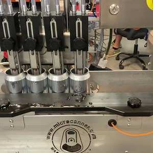 Beer canning with microcanner