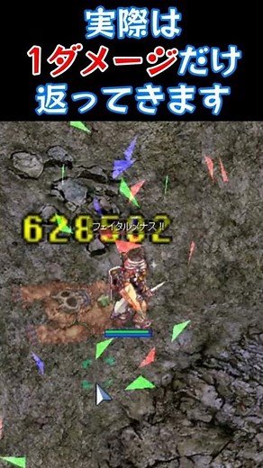 1ダメージだけ返ってくる。+10ロイヤル武器の真実 【 #RO #ラグナロクオンライン 】 #shorts