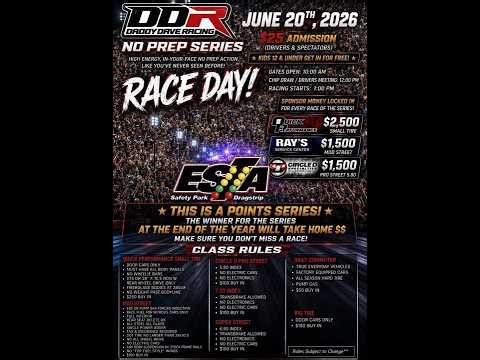 DDR No Prep at ESTA Safety Park Dragstrip