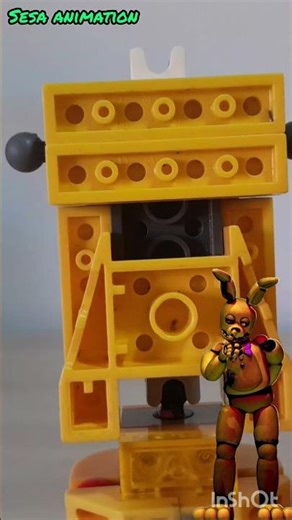 Spring bonnie remake #lego #springtrap #fivenightsatfreddys #stopmotion #fnaf