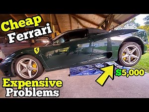 I THOUGHT my Salvage Ferrari was FIXED! But I Found a REAR MAIN SEAL LEAK!