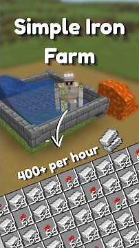 The Easiest Iron Farm in Minecraft 26.2+ | 400+ Iron per hour #minecraft #ironfarm