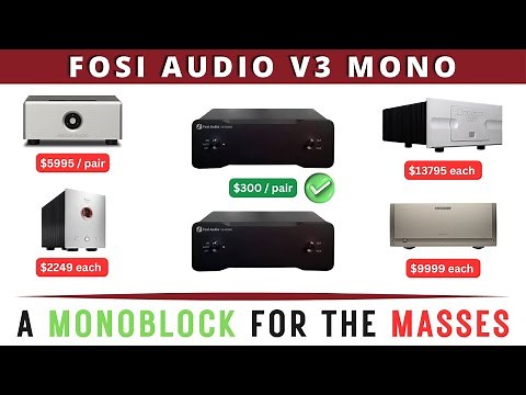 Fosi Audio V3 Mono Review + Sound Test + What is a Monoblock Amplifier?
