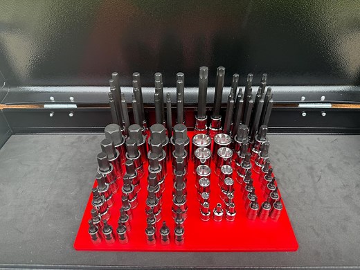 Blue Point (snap On) 87 Piece Torx and Hex Bit Socket Set Tray - Organiser | Drawer Organiser | Toolbox Organiser | Mechanic Gift | Dad Gift - Etsy