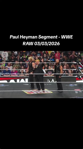 Paul Heyman's Unforgettable WWE RAW Segment