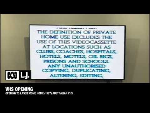 Opening to Lassie Come Home (1997) Australian VHS