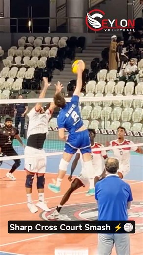 Sharp Cross Court Smash ⚡🏐