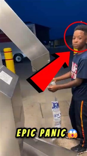 KID CAN’T HANDLE Falling Ice 😂❄️