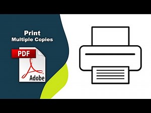 How to Print Multiple PDF Copies in One Click using Adobe Acrobat Pro DC