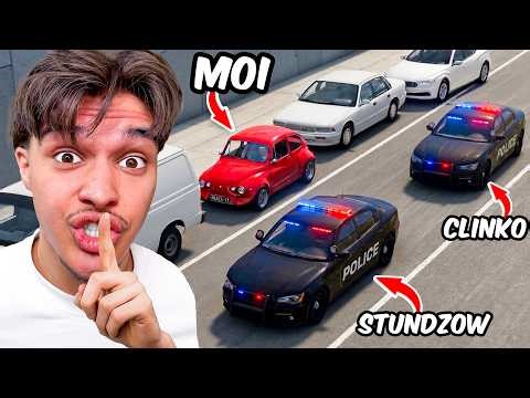 I tried playing hide-and-seek against the police on Beam NG! (Ft. Stundzow and Clinko)