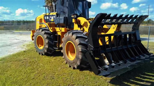 132-Inch Industrial Grapple Rake for Land Clearing