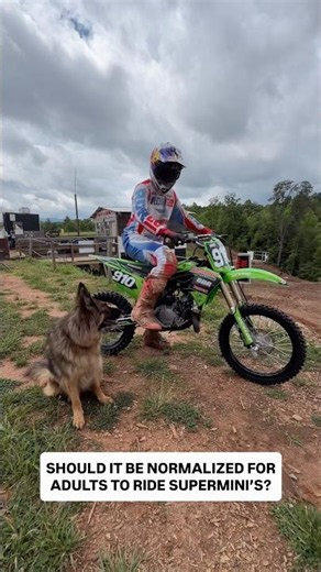 Should It Be Normalized For Adults To Ride Superminis? KX112 At Elevation MX