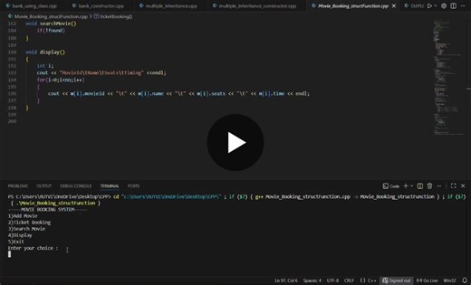 🎬 Movie Booking System 🎬 “First day, first show”… but make it digital! Ever stood in a long queue for movie tickets and wished you could just book them with a few clicks? So I decided to build my… | Rutvi Raval