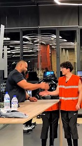 1.3M views · 50K reactions | Arm wrestling cleaner prank ☠️ | Jamshidbek Jonibekov | Facebook