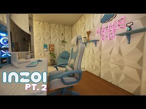 Building a Large Modern Home in inZOI | Speed Build Pt. 2 (Second Floor Reveal!)