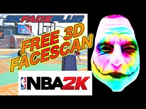 *FREE* TIE DYE JOKER 3D FACE SCAN *ALL 2K VERSIONS*