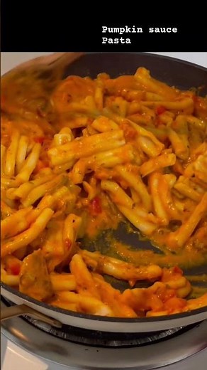 Healthy Pumpkin Pasta 🍝 #food #cooking #recipe #pumpkinsaucepasta