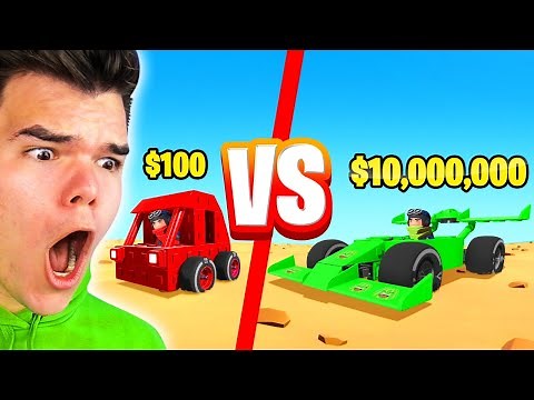 $100 vs. $10,000,000 SUPERCAR BUILD CHALLENGE! (Trailmakers)