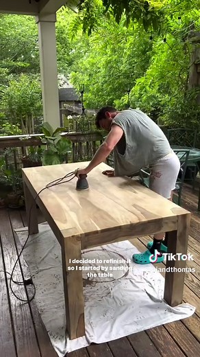 Refinishing Our Dining Room Table: A Simple Guide