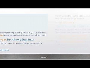 Rearranging Rows in Pandas: Alternating B/S Values Made Easy
