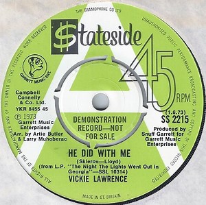 Vickie Lawrence - He Did With Me