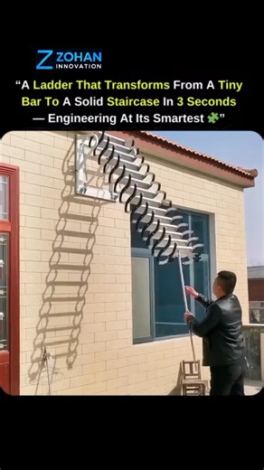 This Ladder Opens in 1 Second — And It’s Real 😳🔥