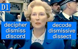 【雅思单词D1】decipher，decode，discord，dismiss，dismissive，dissect.