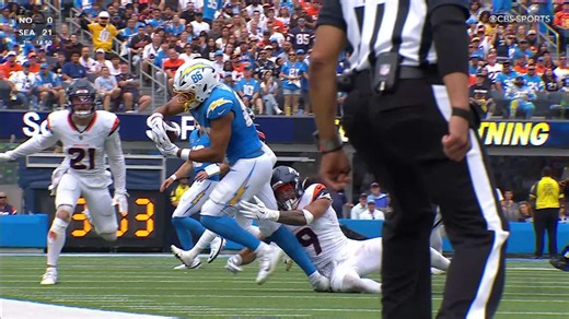 Oronde Gadsden's first NFL catch ends in a 10-yard toe-drag catch