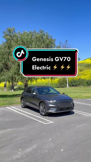 $74K as tested! 238 miles of range, AWD, and can charge back to 80% in just 18 minutes! Worth it? 🤔🤷🏽‍♂️ #genesis #gv70 #electric #ev #suv #luxurycars #foryoupage #foryou