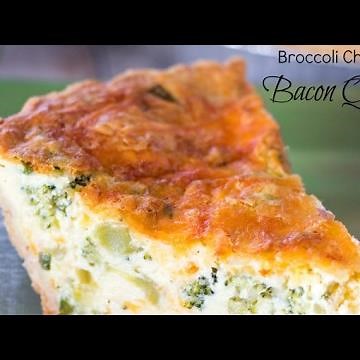 Broccoli Cheddar Bacon Quiche
