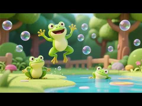 🐸🫧 Bubble Frogs Jump! | Kids Songs & Nursery Rhymes 🎶✨