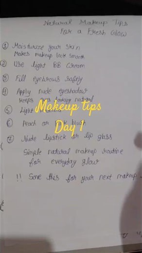 makeup tips day 1 💝 naturals makeup tips #makeuptutorial #shortsfeed #tips