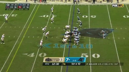 Curtis Samuel's great adjustment helps him reel in P.J. Walker's 23-yard throw