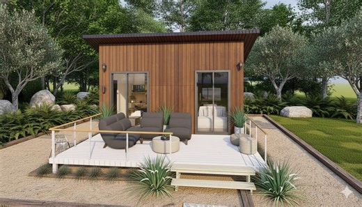 DIY Tiny Cabin Plans, Small House Design (14'x20') (digital Download) - Etsy Canada