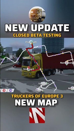 Truckers of Europe 3 New World Map GPS Look (Closed BETA Testing)