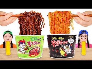 불닭볶음면 먹방 Mukbang Spicy Noodle DONA 도나