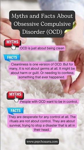 Myths and Facts About OCD | The Truth You Need to Know About Obsessive Compulsive Disorder #ocdtips
