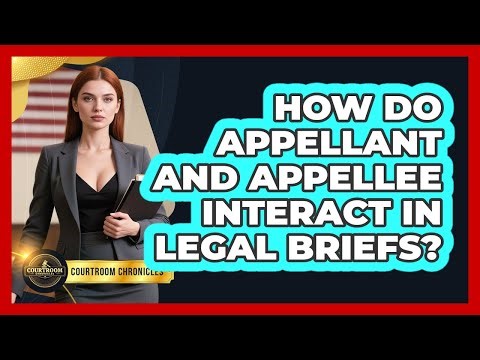 How Do Appellant And Appellee Interact In Legal Briefs? - Courtroom Chronicles