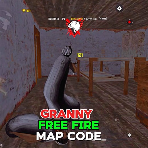 GRANNY MAP CODE FREE FIRE #shorts #freefire #shortsffeed