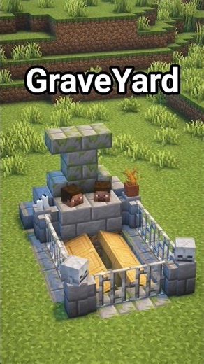 Minecraft Mini Builds Ep. 9 | Easy Graveyard Design