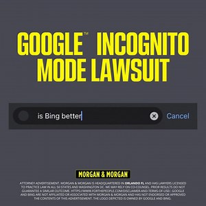 1.4K views · 3.5K reactions | Google may have collected your data even in 'Incognito' mode. If you used incognito mode, you may be able to join our lawsuit. | Morgan & Morgan | Facebook