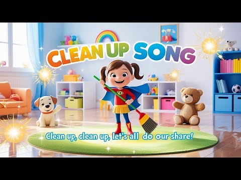 Clean Up Song(To a cheerful, upbeat melody) Clean up, clean up, everybody everywhere,