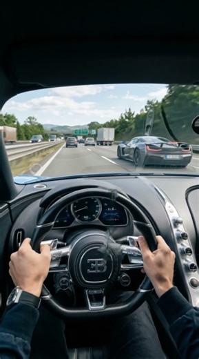 Normal day driving a Bugatti Chiron... until 🛸