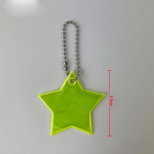 [Hot Item] Promotional High Visibility Keychain Children Smile Face Cute Kids Customized Reflective Keychain