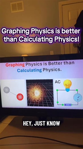 ThatBlackChemist on Instagram: "Graphing physics is better than calculating physics! Share this video! Check out my algebra guide for STEM (link in bio)!"