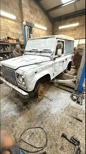 Restoring a Completely DESTROYED: Land Rover Defender 90 Restoration | ASMR Restoration #supercar