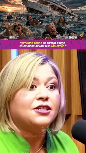 LENE SENSITIVA: "NÃO TENHO PARTIDO, TORÇO PELO BRASIL, SE O PAÍS AFUNDAR TODOS PERDEM, ATÉ OS RICOS"