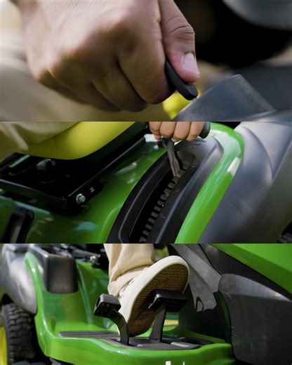 10K views · 196 reactions | Mowing has never been this fun!  Hop on your lawn tractor and let the excitement begin. Check out our riding lawn equipment on our website. Ready, set, ride! | John Deere | Facebook